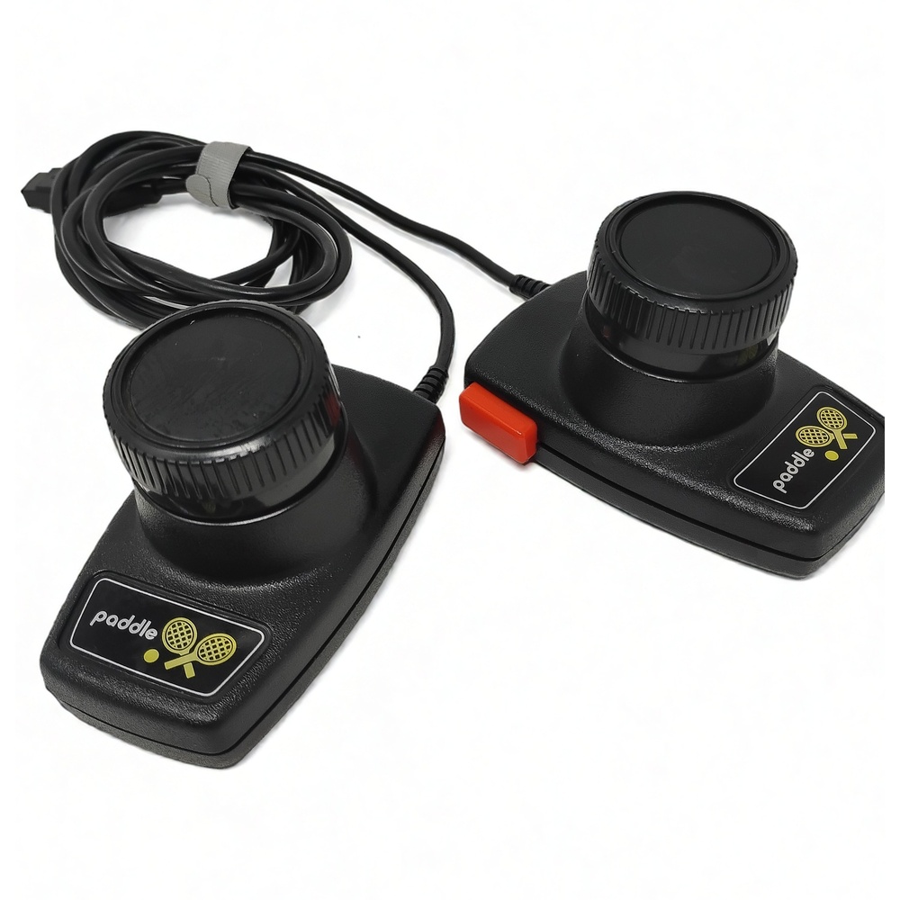 Vintage Atari 2600 Paddle Controller Set CX30 Retro Game Console Accessories